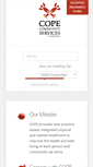 Mobile Screenshot of copecommunityservices.org
